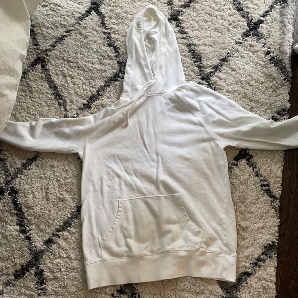 White sweatshirt